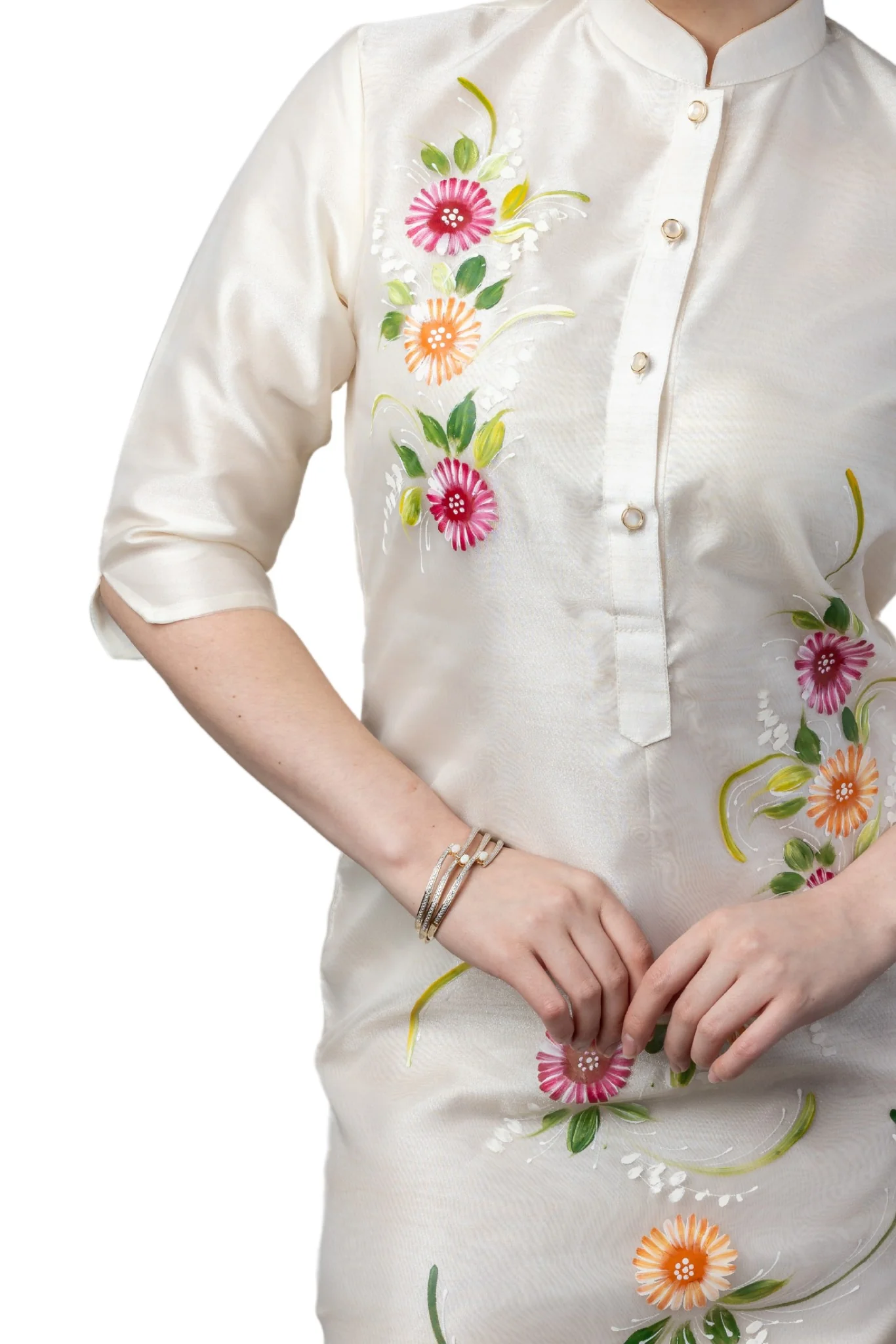 WV10 - Barong Tagalog Dress Painting - Filipiniana - Image 3