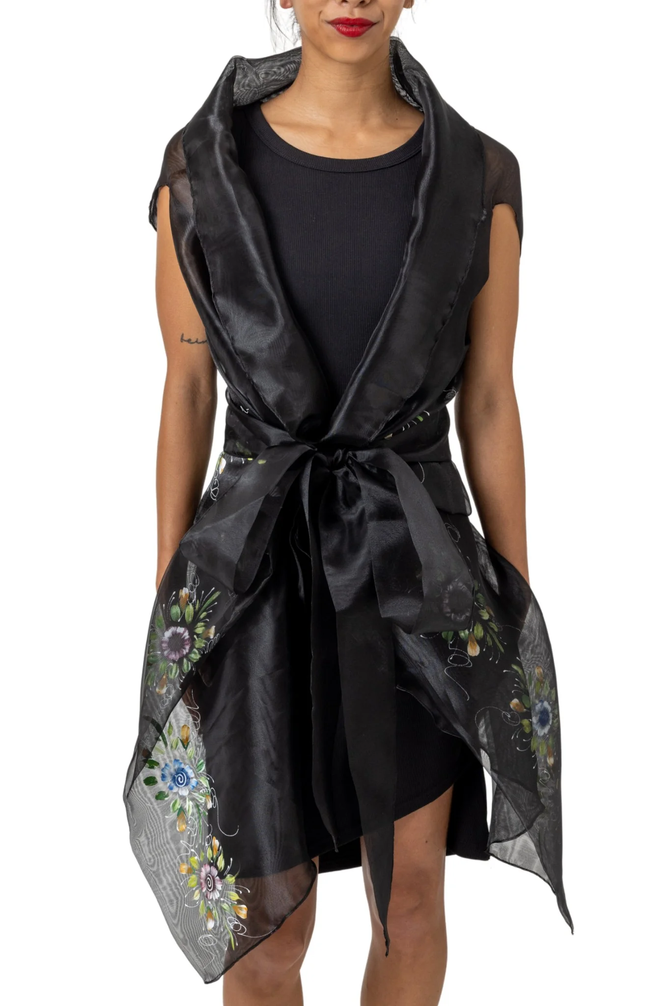 WW07 - Filipiniana Wrap-Around Black - Image 5