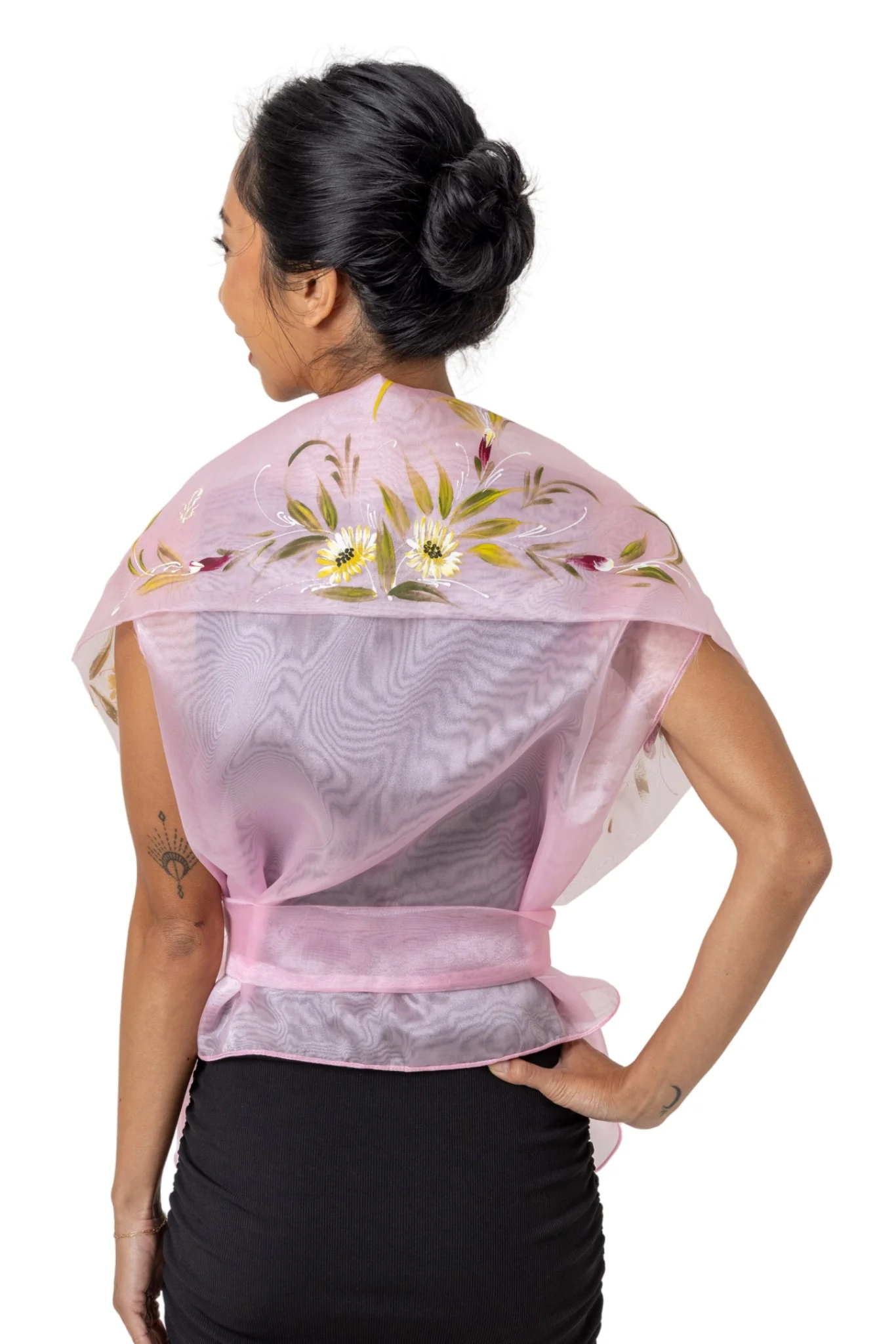 WW08 - Filipiniana Wrap-Around Pink - Image 2
