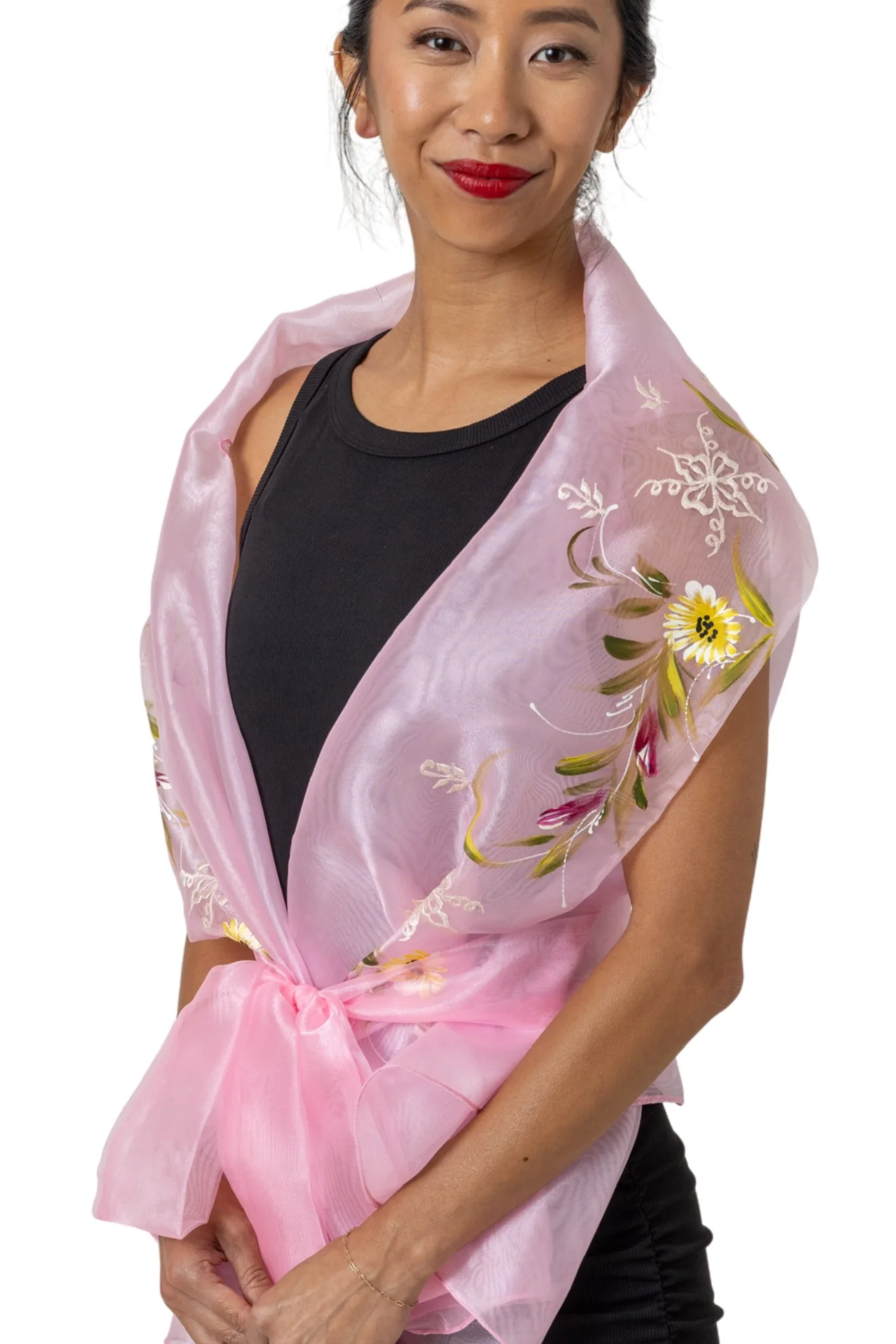 WW08 - Filipiniana Wrap-Around Pink - Image 4