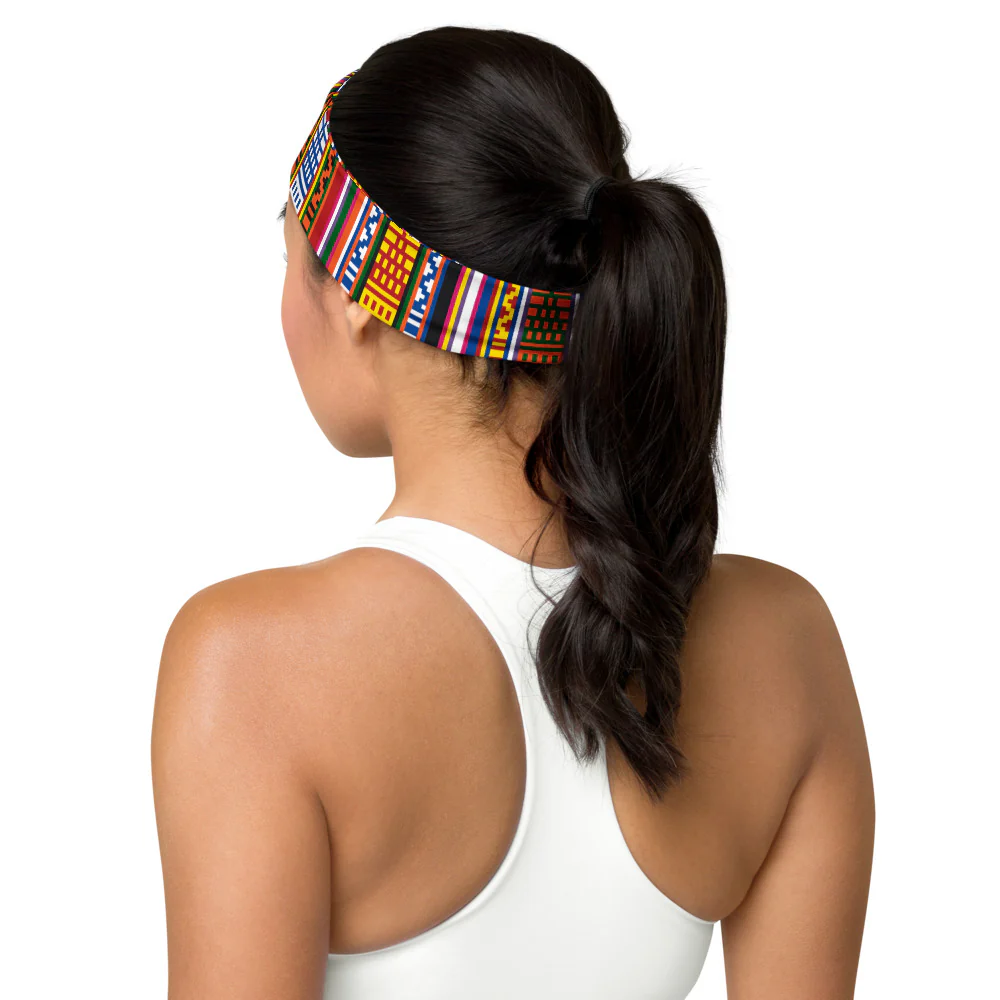 Yakan Ethnic All-Over Print Headband - Image 2
