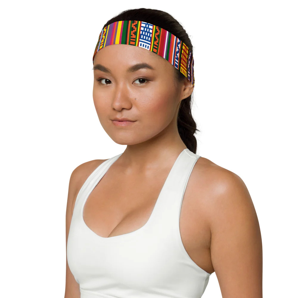 Yakan Ethnic All-Over Print Headband - Image 4